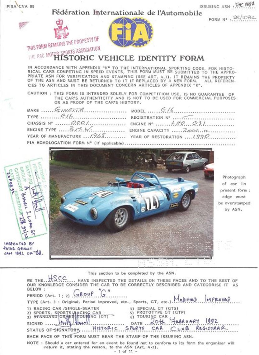 FIA Reg FIA Reg