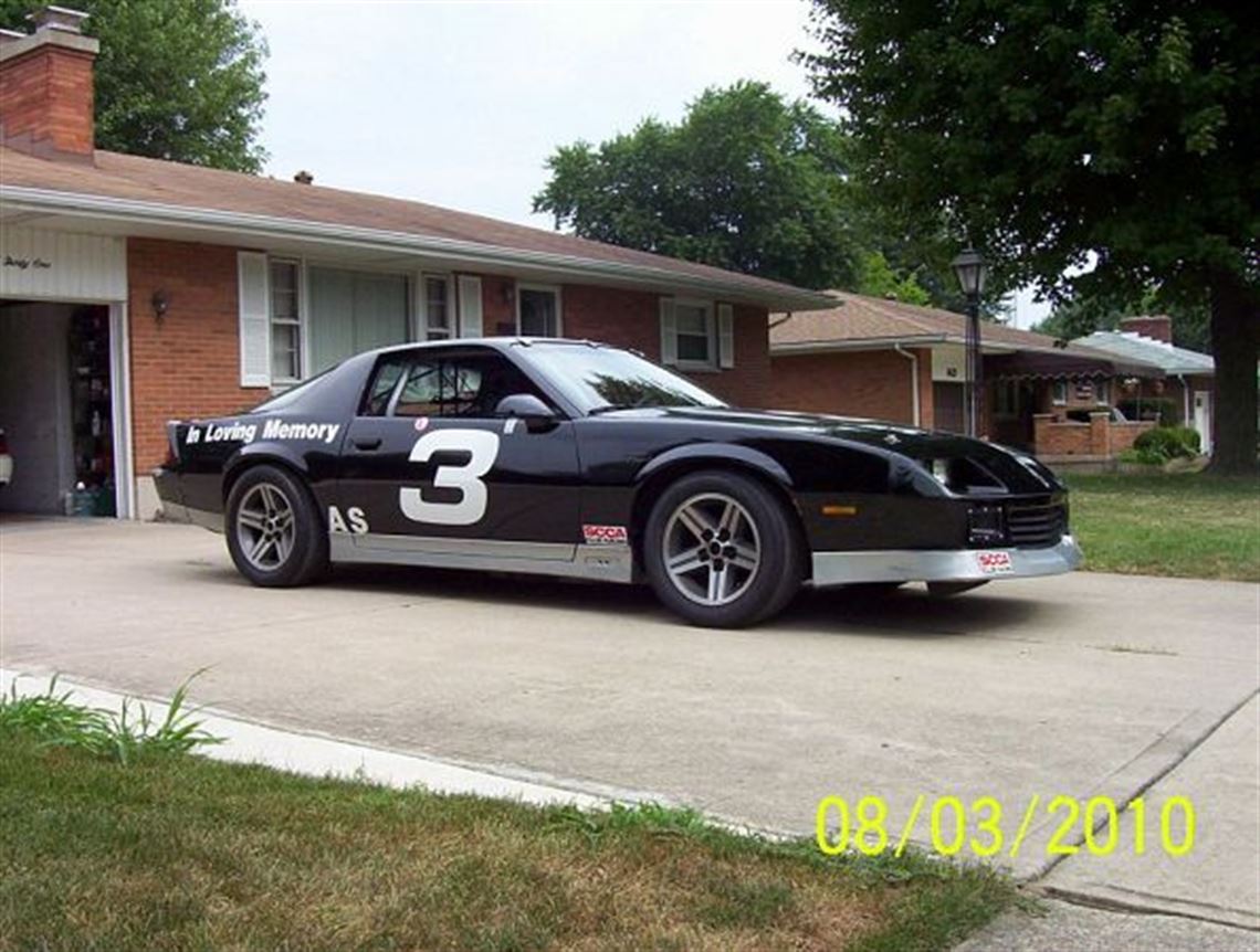 race-cars.com - 1988 Chevy camaro scca american sedan race prep