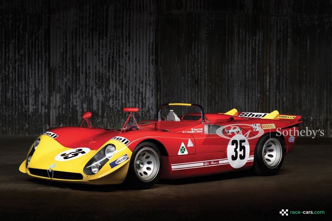 1969 Alfa Romeo Tipo 33/3 Sports Racer Tim Scott ©2020 Courtesy of RM Sotheby's