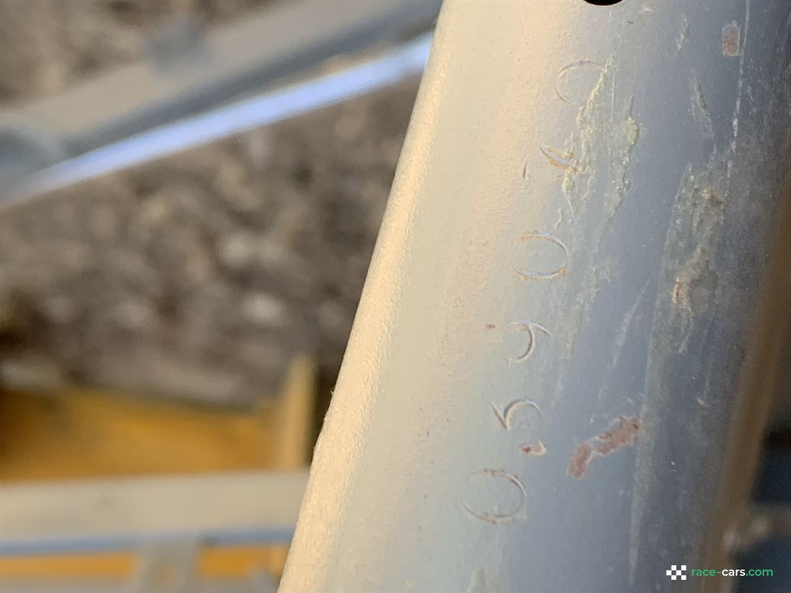 71/69/3/FB SCCA roll bar number 71/69/3/FB SCCA roll bar number