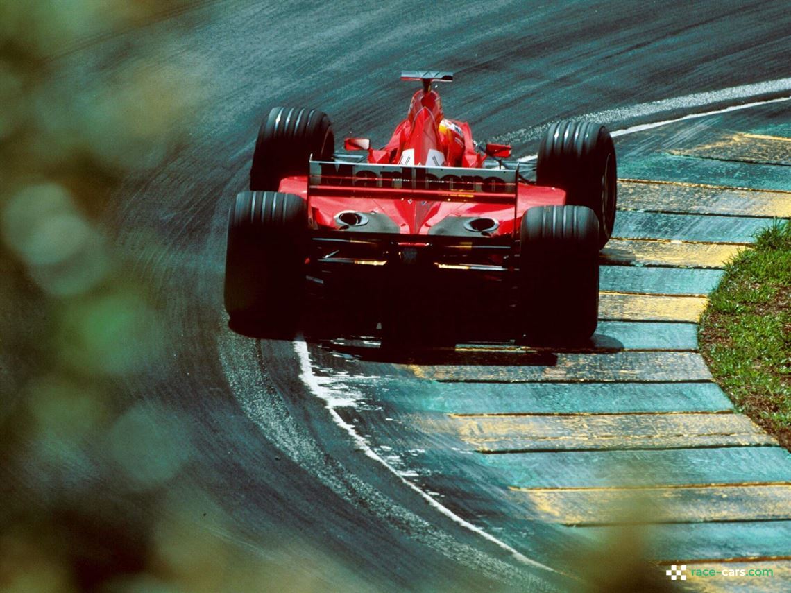Michael Schumacher en route to victory at the 2000 Brazilian Grand Prix. ©Sutton Motorsport Images Michael Schumacher en route to victory at the 2000 Brazilian Grand Prix. ©Sutton Motorsport Images
